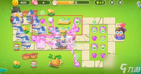 <a id='link_pop' class='keyword-tag' href='https://www.9game.cn/bwlb4/'>保卫萝卜4</a>七夕鹊桥会第一关怎么过 保卫萝卜4七夕鹊桥会第一关攻略