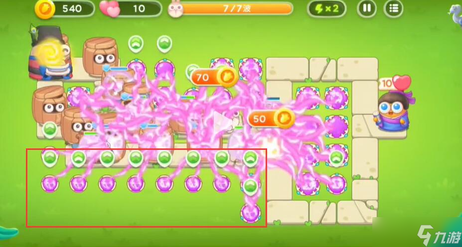 保卫萝卜4七夕鹊桥会第一关攻略大全 七夕鹊桥会第1关图文过关介绍