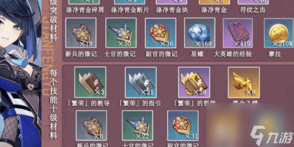 夜兰突破材料有哪些