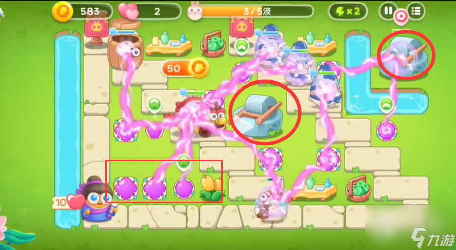 保卫萝卜4七夕鹊桥会第2关通关攻略介绍