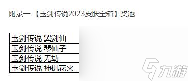 《英雄聯(lián)盟》玉劍傳說2023皮膚寶箱獎勵一覽