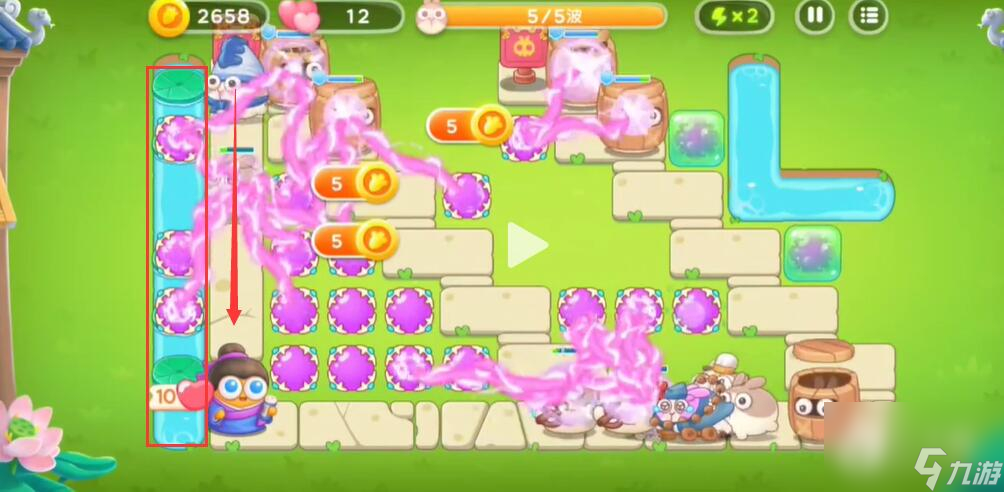 保卫萝卜4七夕鹊桥会第2关通关攻略介绍