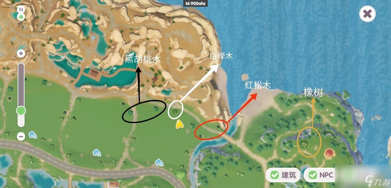 心动小镇稀有树木在哪
