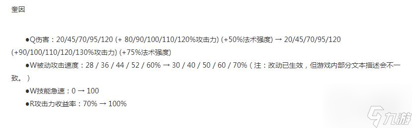 LOL13.16版本斗魂竞技场奎因加强了什么