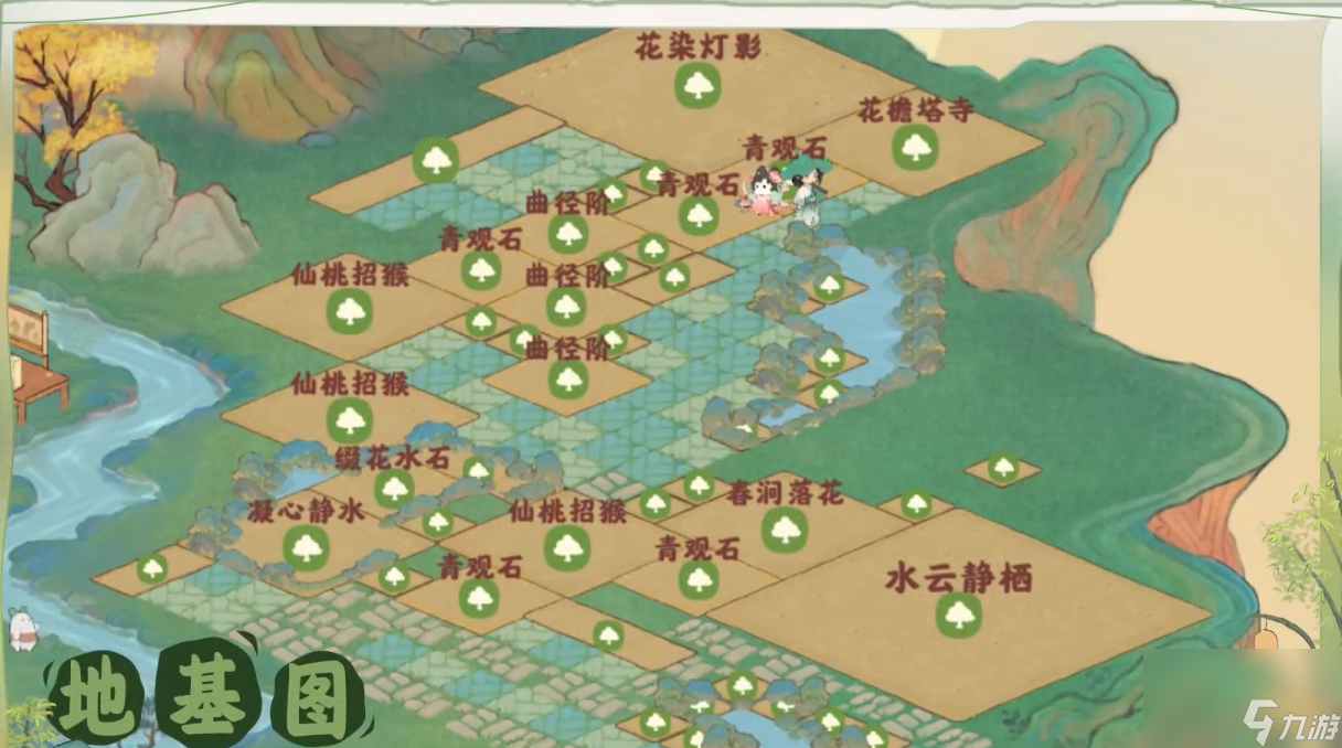 桃源深处有人家皮影戏怎么布局 桃源皮影戏布局介绍