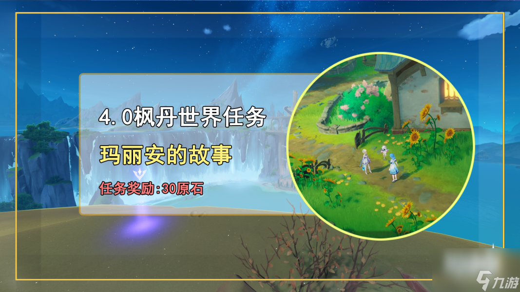 原神玛丽安的故事任务完成步骤