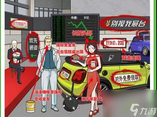 玩梗高手攻略車(chē)展場(chǎng)景 找到汽車(chē)市值下降的原因怎么過(guò)關(guān)