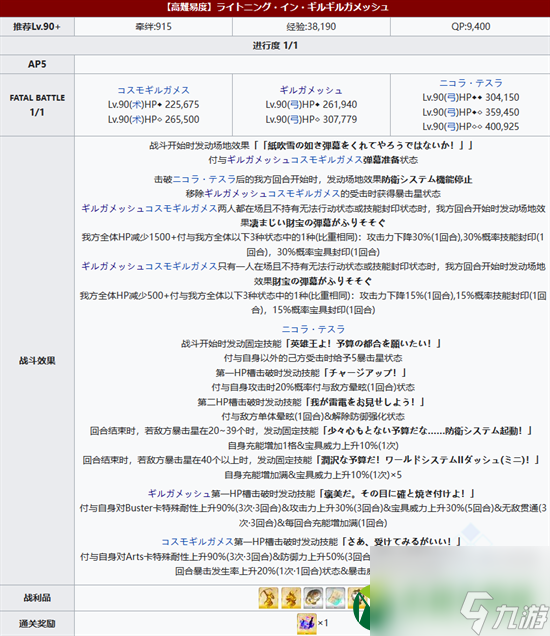 FGO特斯拉杯新高难怎么打 特斯拉杯新高难打法