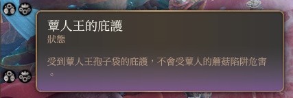 博德之门3永久BUFF蕈人王的庇护获取介绍