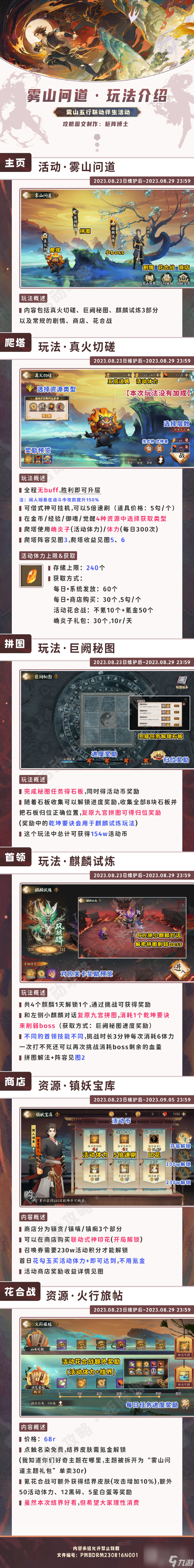 阴阳师雾行五山活动攻略大全