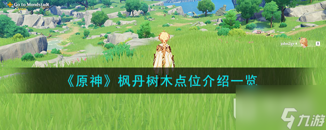 原神40枫丹树木在哪