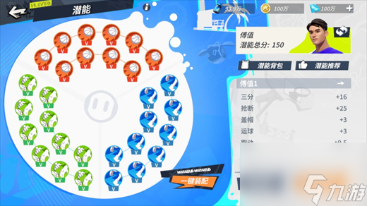 全明星街球派对傅值潜能推荐加点-全明星街球派对傅值潜能推荐