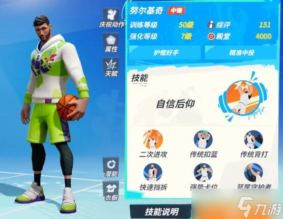 《全明星街球派对》初始球员选择推荐