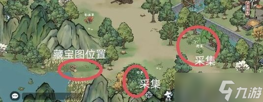 方寸对决栖霞镇藏宝图在哪-栖霞镇藏宝图位置介绍一览