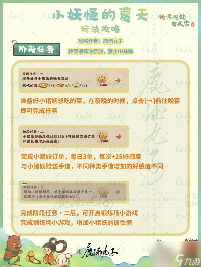 桃源深处有人家小妖怪的夏天攻略,桃源深处有人家小妖怪的夏天通关方法