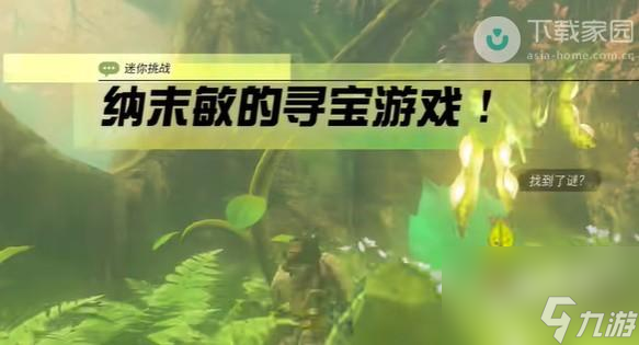 塞尔达传说王国之泪纳未敏的寻宝游戏任务如何完成