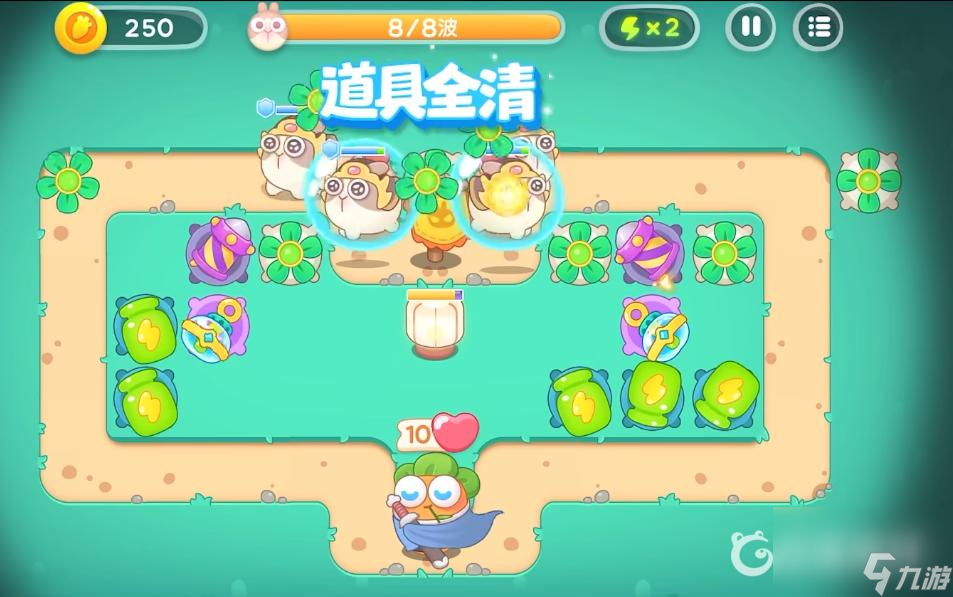 保卫萝卜4的第27关怎么过   保卫萝卜4泡泡塔