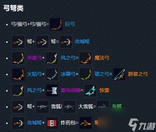 《元气骑士》合成表最新2023