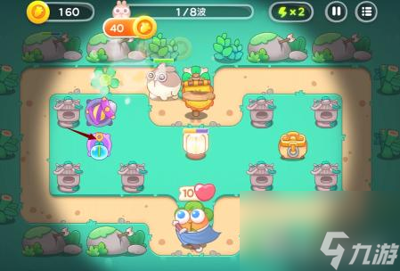 保卫萝卜4的第27关怎么过   保卫萝卜4泡泡塔