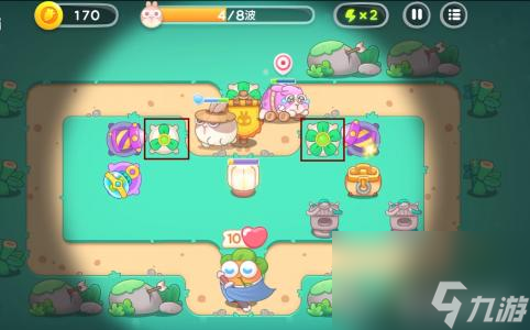 保卫萝卜4的第27关怎么过   保卫萝卜4泡泡塔