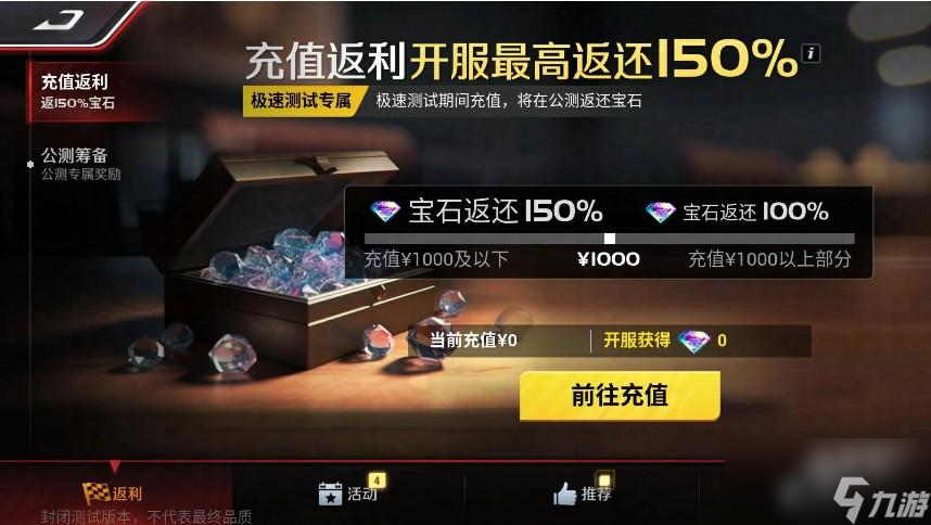 巅峰极速公测福利信息一览