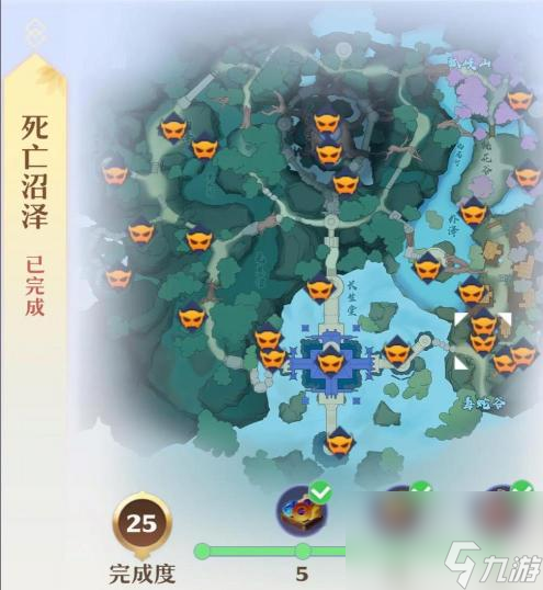 梦幻新诛仙的死亡沼泽探灵地图详细位置在哪？ （梦幻新诛仙探灵位置）