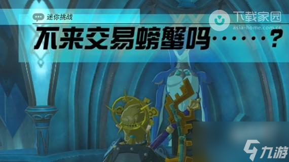 塞尔达传说王国之泪不来交易螃蟹吗怎么完成