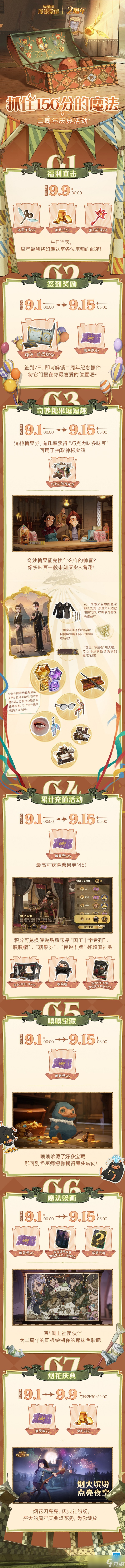 哈利波特魔法觉醒二周年活动玩法