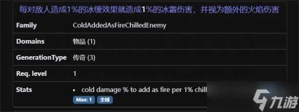 《流放之路》寒炎头盔属性介绍