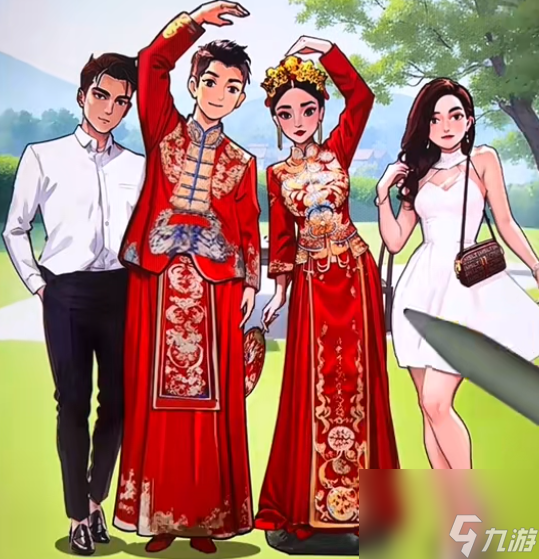 爆梗找茬王婚礼摄影怎么过