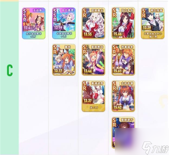 闪耀优俊少女哪些支援卡比较厉害