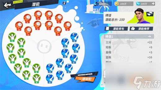 全明星街球派对傅值潜能介绍