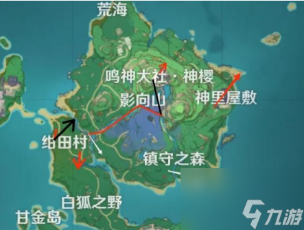 原神刀鐔在哪里刷-刀鐔輕松高效采集路線圖