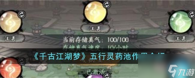 千古江湖梦五行灵药池有什么用
