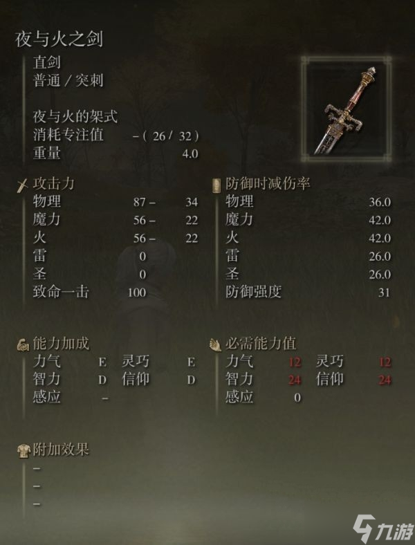 艾尔登法环夜与火之剑怎么获得