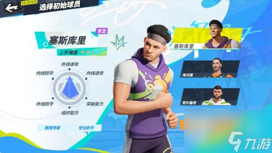 全明星街球派对初始球员选择推荐