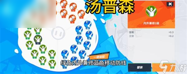 全明星街球派对汤普森潜能搭配攻略