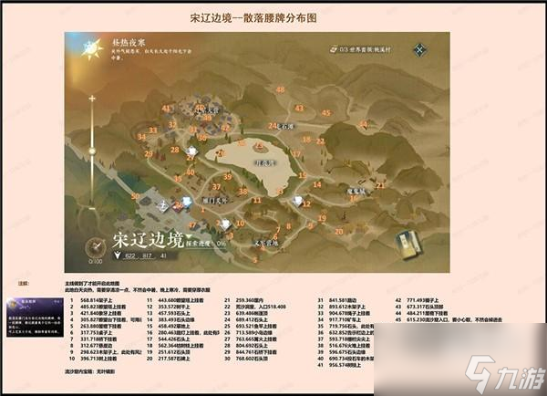 逆水寒手游散落腰牌位置大全图文