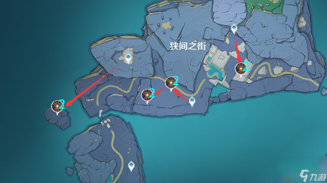 《原神》混沌真眼全收集路线图