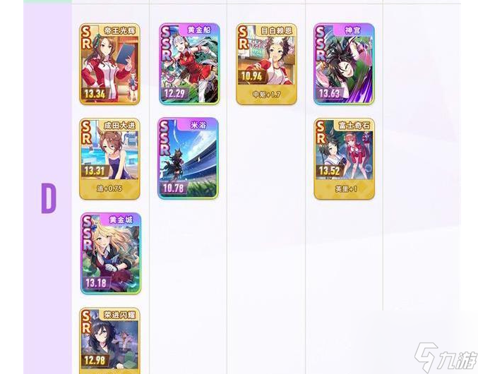 闪耀优俊少女支援卡选什么