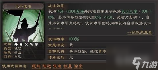 三国志谋略战法2022排名什么样   三国志战略版当锋摧决