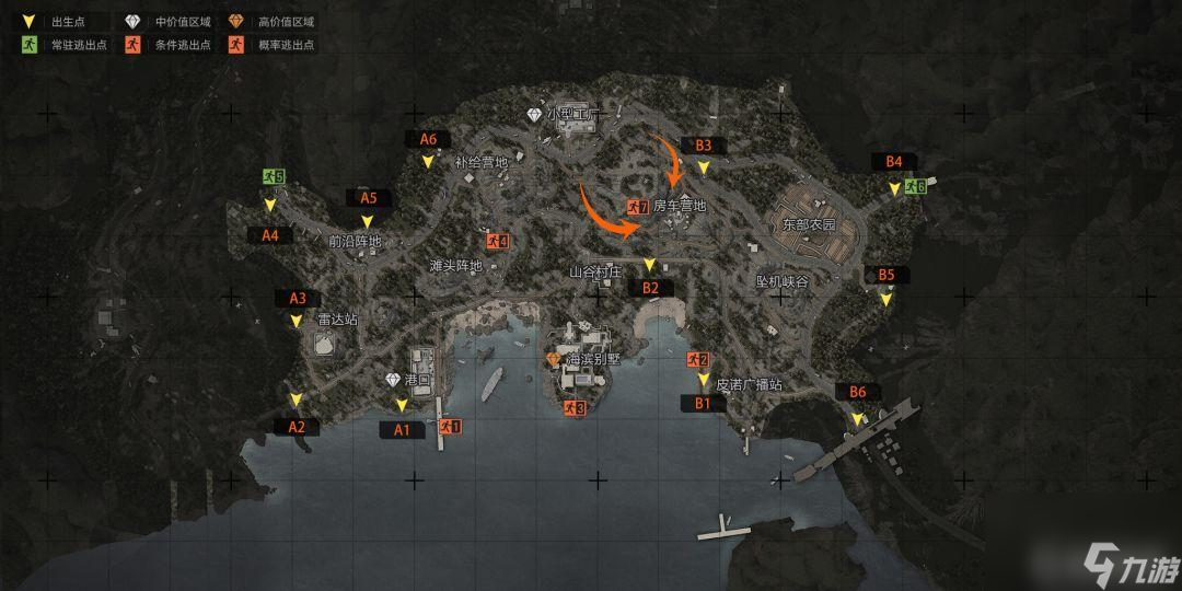 暗区突围山谷地图应该怎么玩？