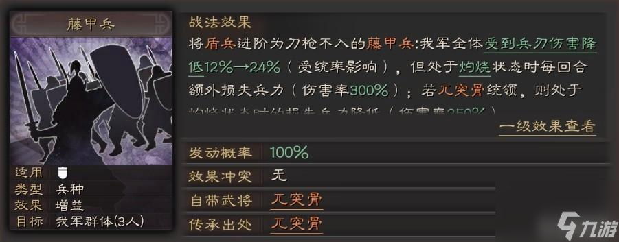 三国志战略版司马盾用藤甲还是陷阵营？