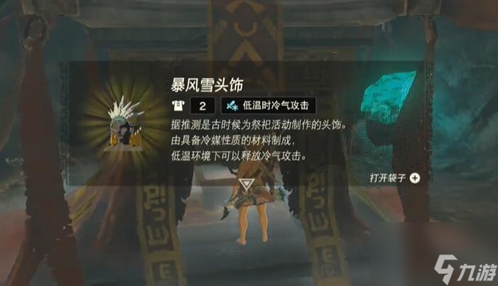 塞尔达传说王国之泪暴风雪套怎么获得