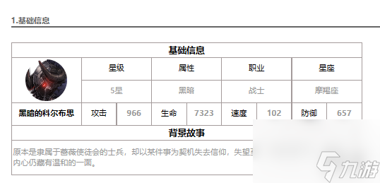 《第七史诗》黑暗的科尔布思 暗魔王强度解读