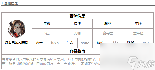 第七史诗贤者巴尔&赛尚怎么样-光三眼强度解析介绍