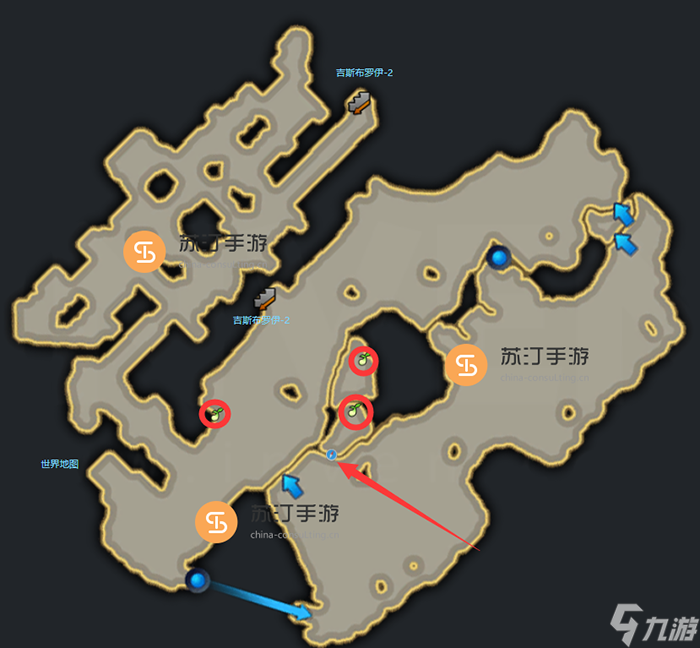 命运方舟吉斯布罗伊摩可可位置一览
