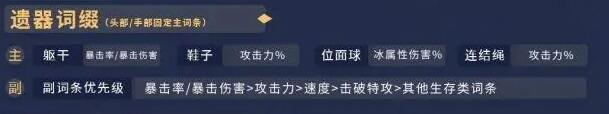 彦卿遗器培养推荐攻略