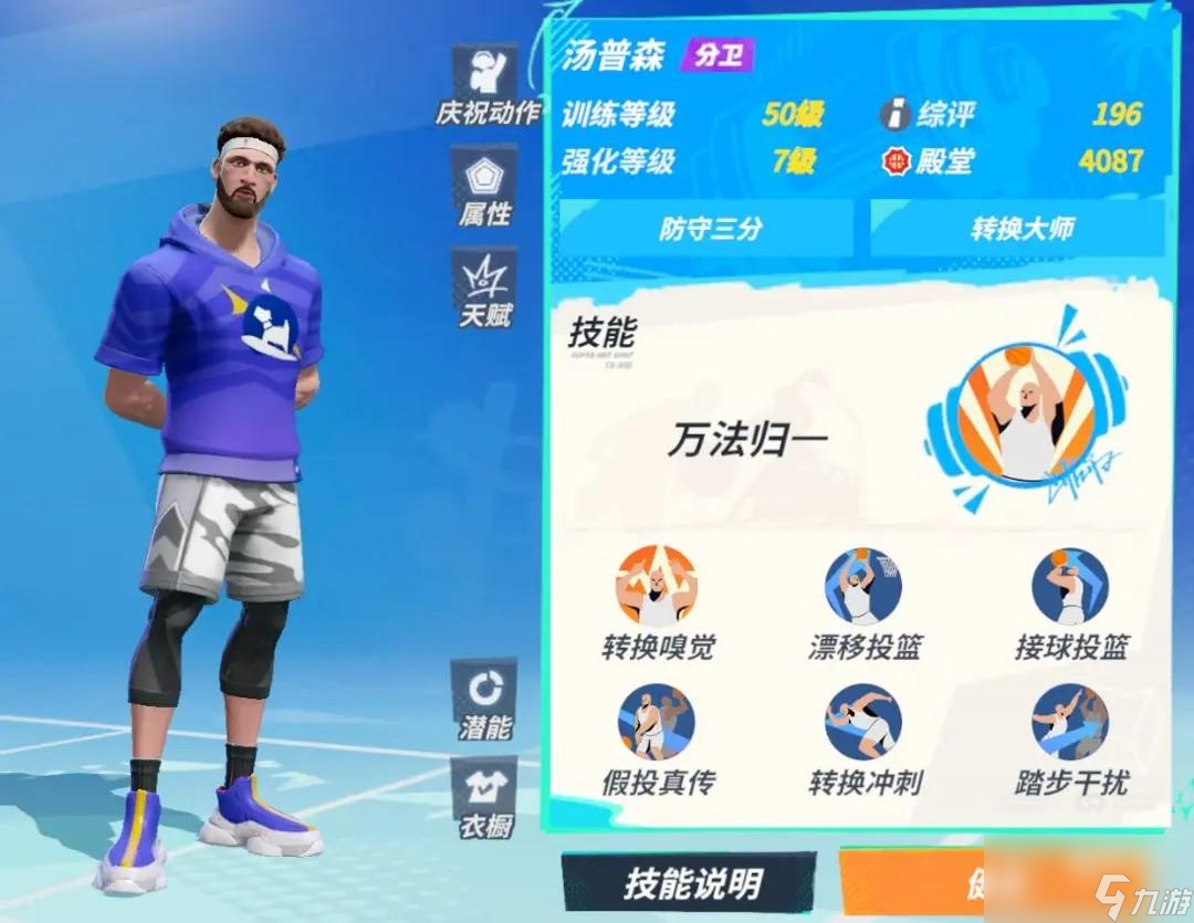 全明星街球派对得分后卫定位是什么