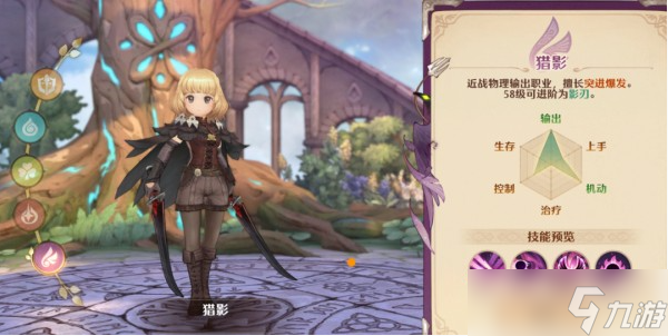 森之国度猎影职业介绍一览